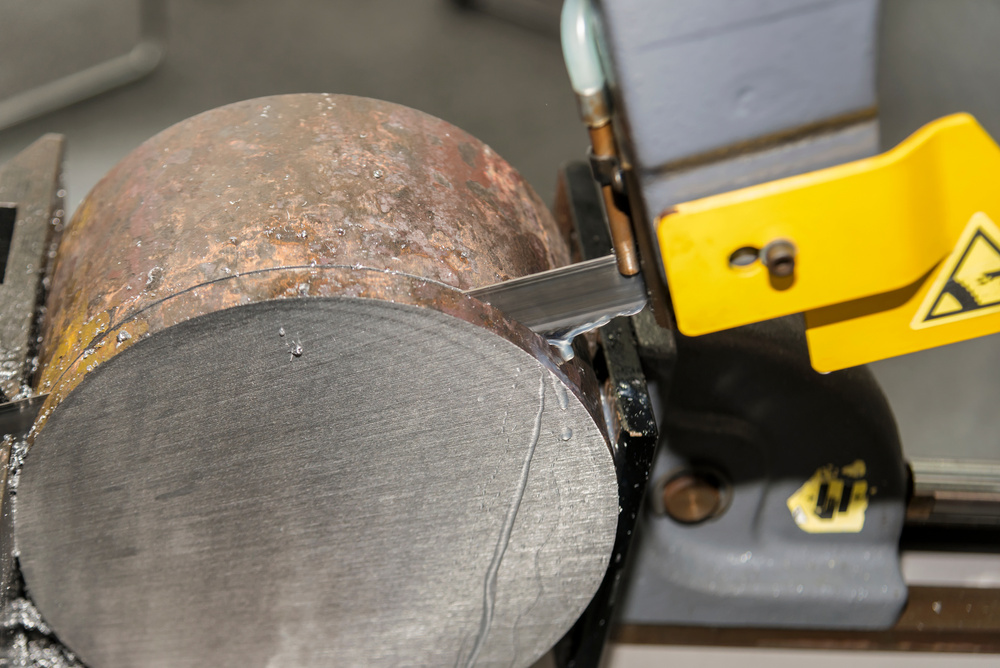 band saw cutting tool steel bar
