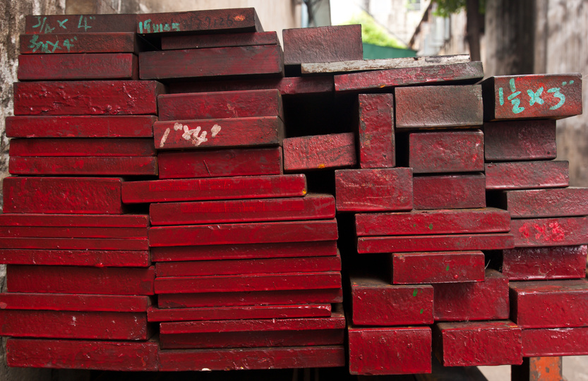 Steel plate.